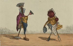 Animált munkaeszközök, 2. tábla, az Egyesült Királyság szobalányainak és szakácsainak dedikált, 1811. szeptember (kézzel színezett rézkarc) alkotó: Charles Williams
