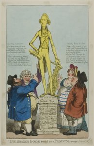 A saját maga által készített talapzaton felállított bronzkép alkotó: Charles Williams