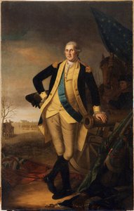 George Washington a princetoni csata után alkotó: Charles Willson Peale