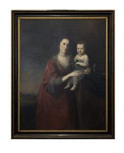 Mary Norris Dickinson asszony és lánya alkotó: Charles Willson Peale
