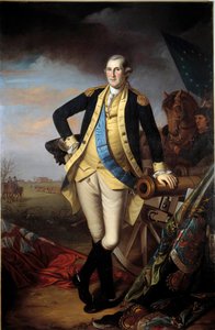 George Washington (1732-1799) portréja a princetoni csata után, január 3 alkotó: Charles Willson Peale