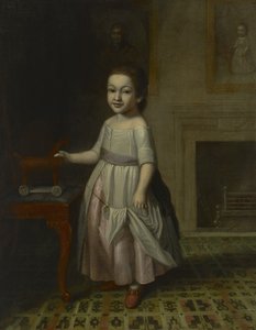 Portré egy fiúról játék lóval, 1768 alkotó: Charles Willson Peale