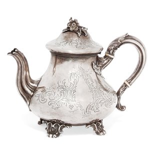 Viktoriánus teáskanna, 1849 alkotó: Charles and Storer Reily