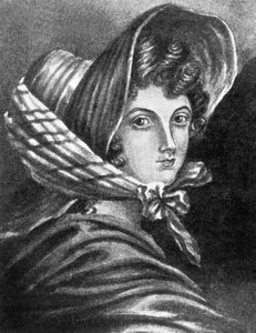 Emily Bronte (metszet) alkotó: Charlotte (after) Bronte