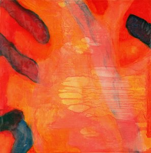 Bohóchal II, 1997 (olaj és máz gesso deszkán)