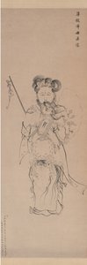 Bodhiszattva Guanyin Buddha Anya alakjában, 1620-ban.