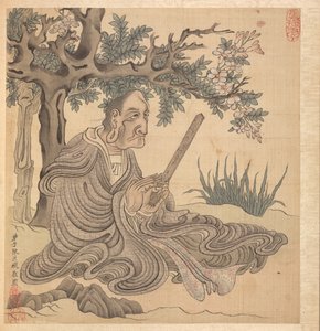 Festmények az ókori mesterek után: A Lohan [Kuan-hsiu után], 1598-1652. alkotó: Chen Hongshou