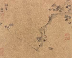Szilvaág, Ming-dinasztia, 1580-1639 körül. alkotó: Chen Jiru