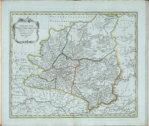 Vjatka kormányzóság általános térképe, 1791.