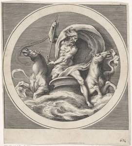 Neptun Istenek és istennők (másolatok) (sorozat címe) alkotó: Cherubino Alberti (possibly)