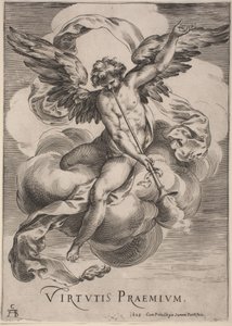 Egy allegorikus alak: Az erény díja, 1628.