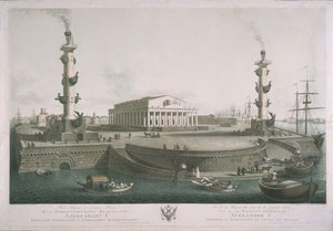 Kilátás a Vasziljevszkij-sziget köpére, 1810-es évek alkotó: Chessky