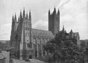 Canterbury katedrális, 1900