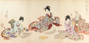 Chiyoda Castle Album of Women, 1895., 1895. alkotó: Chikanobu Yoshu