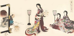 Chiyoda Castle Album of Women, 1895., 1895. alkotó: Chikanobu Yoshu