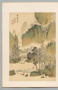 Táj, 1808. alkotó: Chikuto Nakabayashi