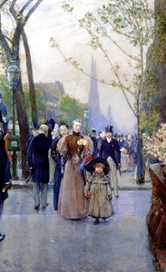 5. sugárút, vasárnap alkotó: Childe Frederick Hassam