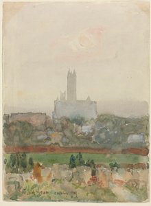 Canterbury katedrális alkotó: Childe Frederick Hassam