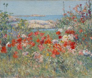 Celia Thaxter kertje, Isles of Shoals, Maine alkotó: Childe Frederick Hassam