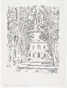 Gyarmati templom, Gloucester alkotó: Childe Frederick Hassam