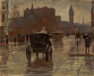 Columbus Avenue, esős nap