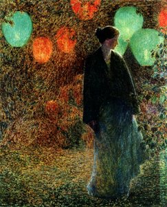 Július éjszaka alkotó: Childe Frederick Hassam