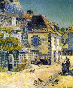 Pont Aven, Bretagne alkotó: Childe Frederick Hassam