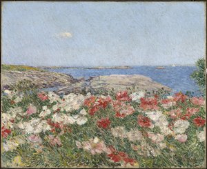 Pipacsok a Shoals-szigeteken alkotó: Childe Frederick Hassam