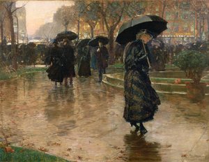 Rain Storm, Union Square