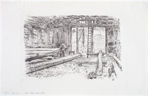 Spar Shop, Gloucester alkotó: Childe Frederick Hassam