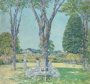 The Audition, East Hampton alkotó: Childe Frederick Hassam
