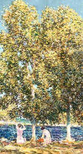 A fürdőzők alkotó: Childe Frederick Hassam