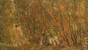 Égerek alatt alkotó: Childe Frederick Hassam