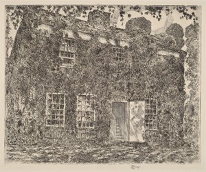 Otthon, édes otthon házikó, 3. szám, Easthampton alkotó: Childe Hassam