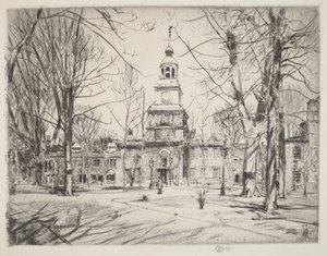 Independence Hall alkotó: Childe Hassam