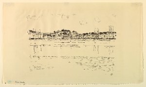 Belső kikötő alkotó: Childe Hassam