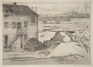 Apály, Cos Cob híd alkotó: Childe Hassam