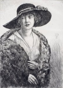 Erminie Gagnon kisasszony alkotó: Childe Hassam