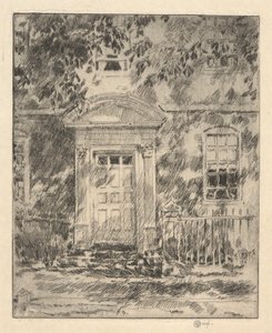 Portsmouth Doorway, 1916 alkotó: Childe Hassam