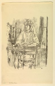 Vöröskeresztes nővér alkotó: Childe Hassam