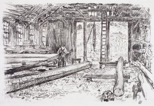 Spar üzlet, Gloucester alkotó: Childe Hassam