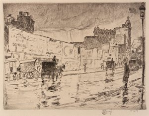 The Billboards, New York alkotó: Childe Hassam