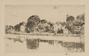 The Chimneys, Portsmouth alkotó: Childe Hassam