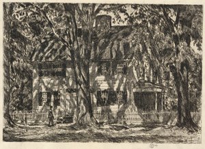 Az Oroszlán Gardner Ház, Easthampton alkotó: Childe Hassam