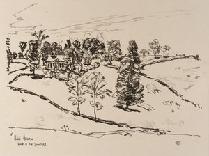 A kis iskolaház, Nod-föld alkotó: Childe Hassam