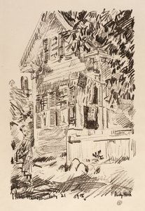 A szolgálati zászló alkotó: Childe Hassam