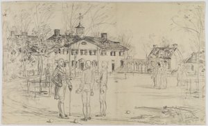 Washington Mount Vernonban alkotó: Childe Hassam