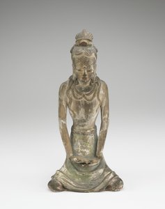 Bodhiszattva figura (kerámia) alkotó: Chinese School