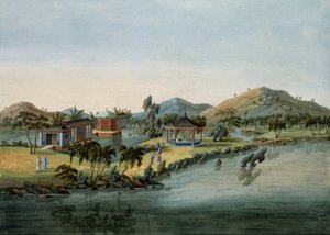 Kerti jelenet, 1820-40 körül (wc papíron) alkotó: Chinese School