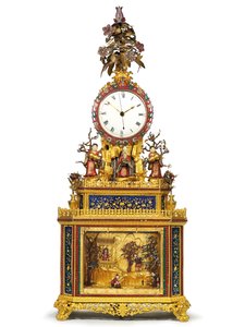 Imperial ütős, zenei és automata "Daoist Immortal" óra, Guangzhou műhelyek, Qianlong időszak, 1736-95 alkotó: Chinese School